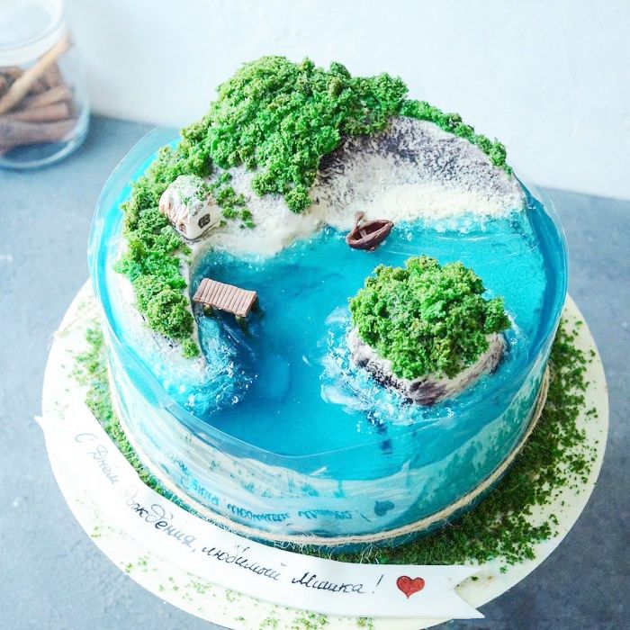 island cake